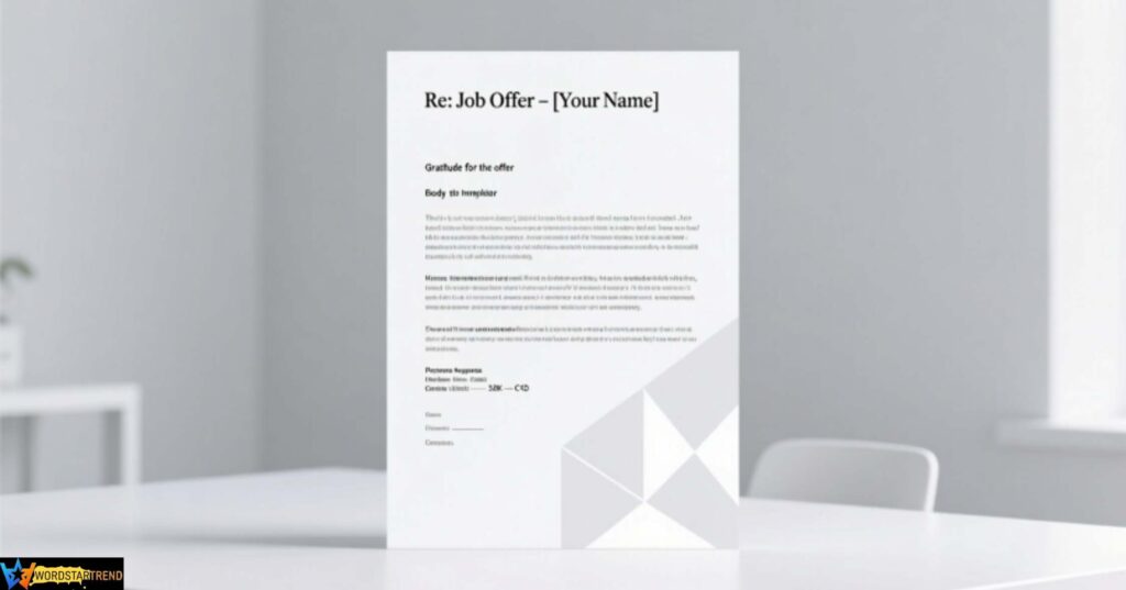 How to Respond to a Job Offer Professionally