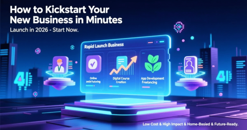 How to Kickstart Your New Business in Minutes
