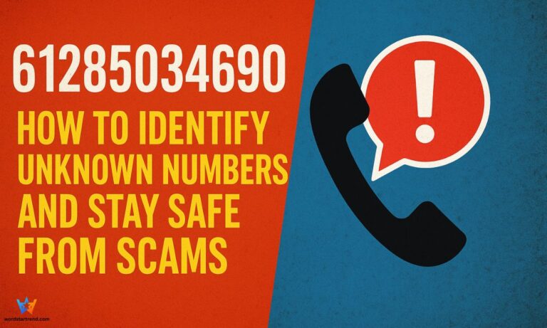 61285034690: How to Identify Unknown Numbers and Stay Safe from Scams