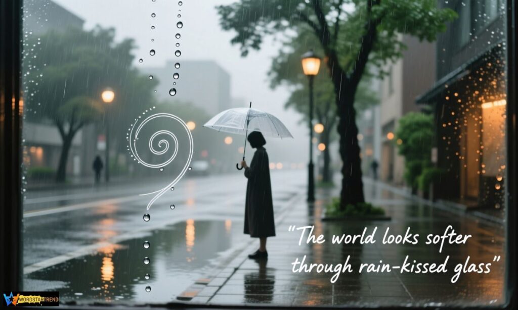 Aesthetic Rainy Day Captions 🌿📸