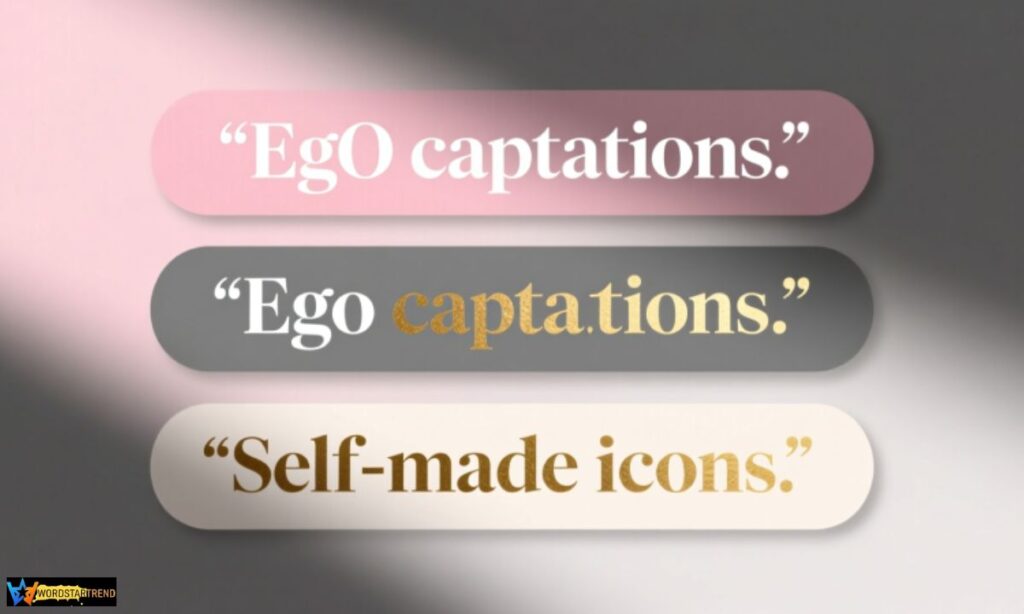 Best One Line Ego Captions for Instagram