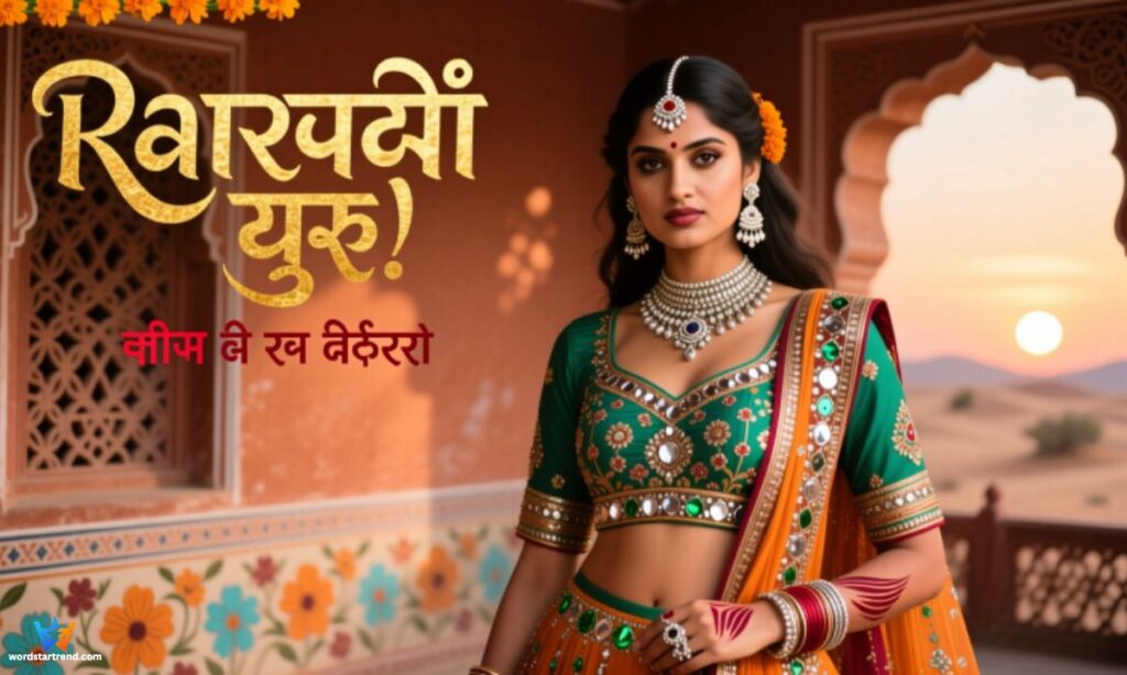 Rajasthani Look Captions for Instagram
