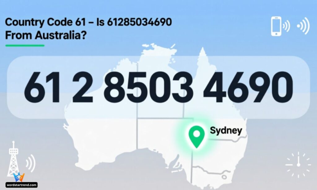 Country Code 61 Explained – Is 61285034690 From Australia?
