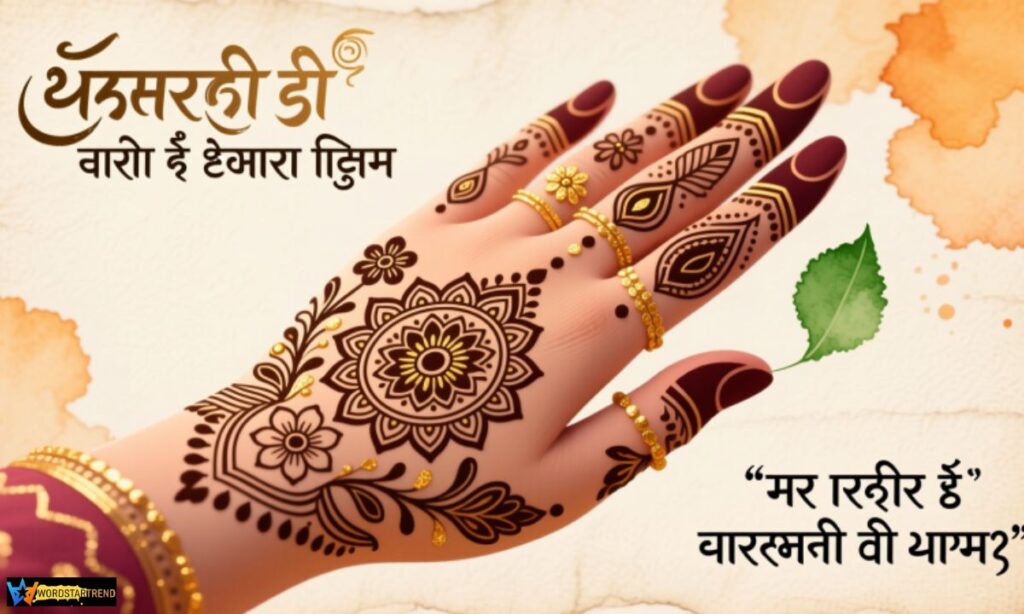 Cultural Mehndi Quotes to Embrace Traditions