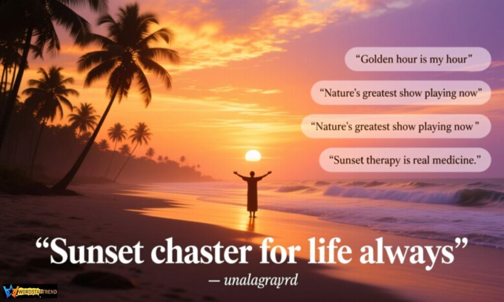 Goa Sunset Captions for Instagram