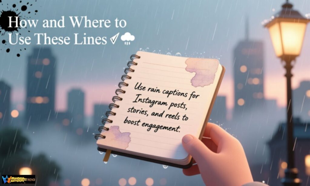 How and Where to Use These Lines ✍️☔