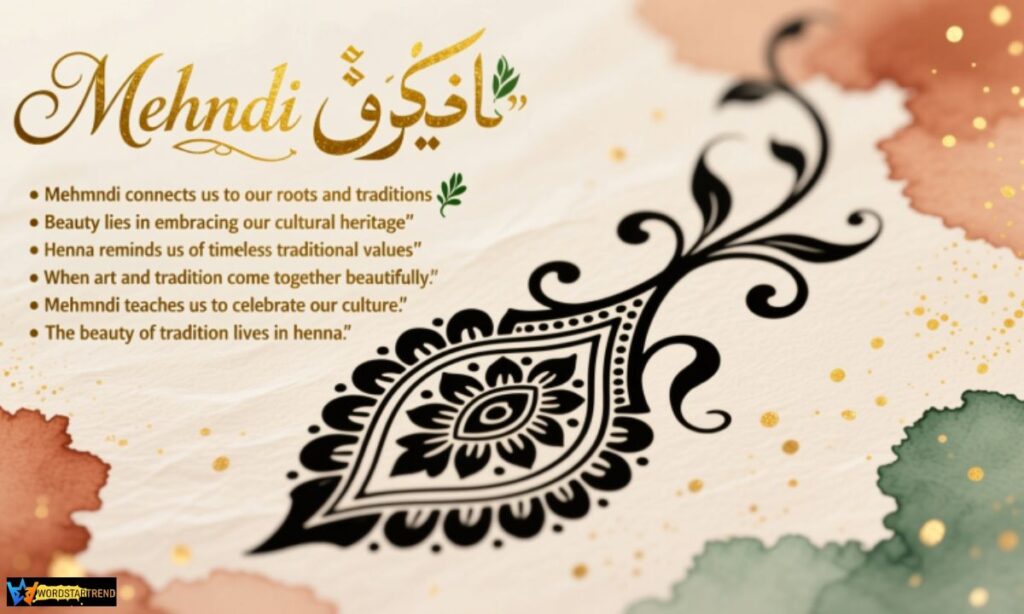 Inspirational Mehndi Quotes for Your Posts