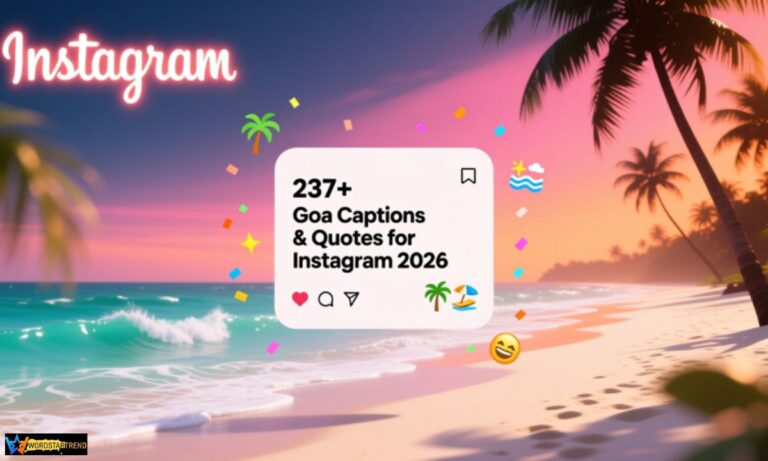 237+ Goa Captions & Quotes for Instagram 2026 🏖️🌊
