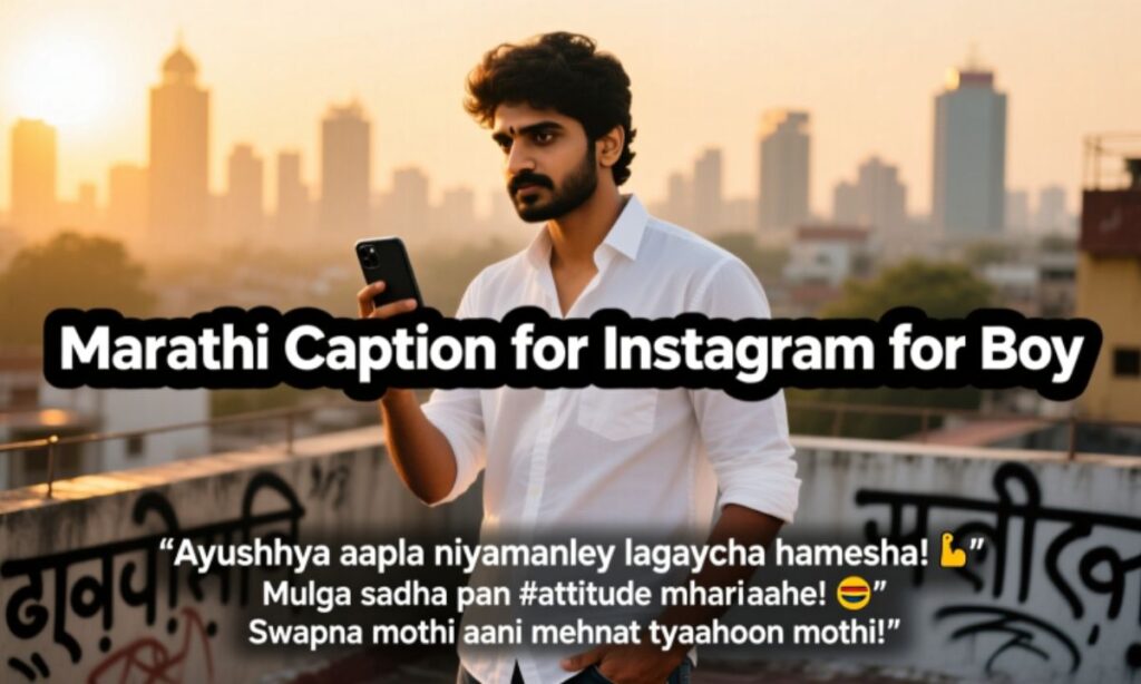Marathi Caption for Instagram for Boy