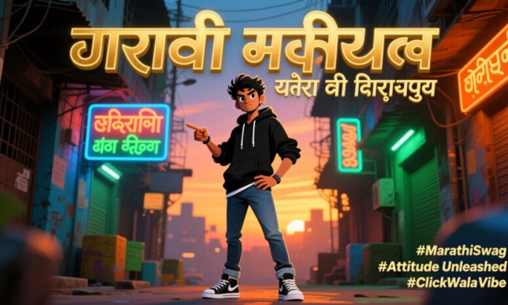 Marathi Captions for Swag and Attitude