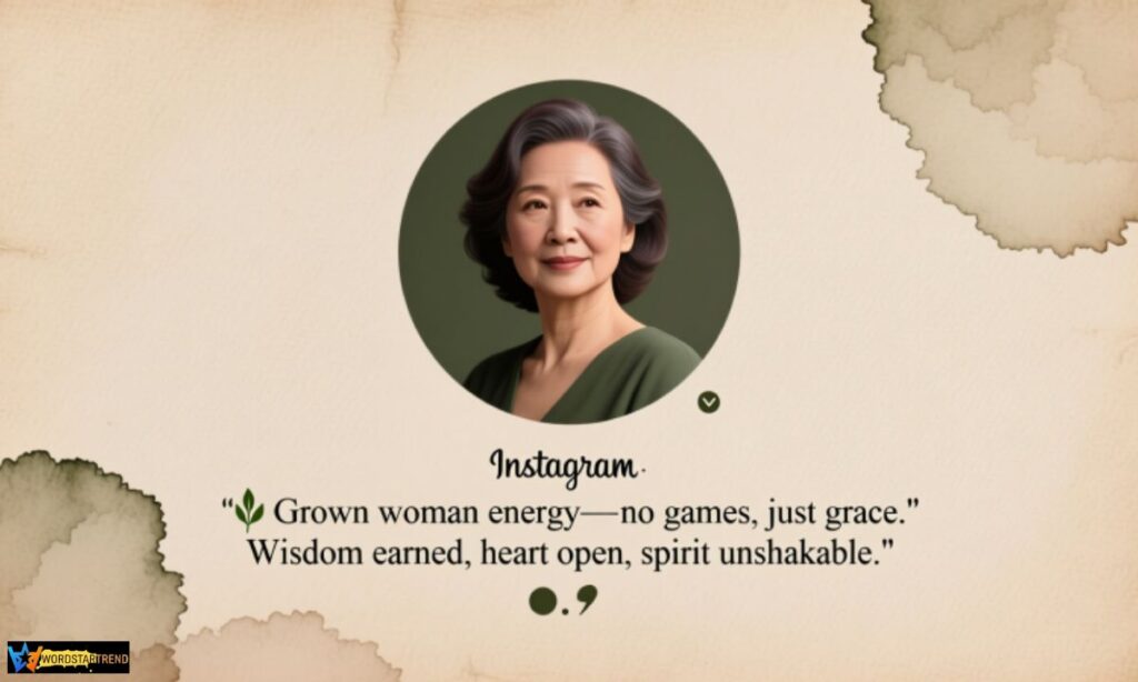 Mature Bio for Instagram for Girl