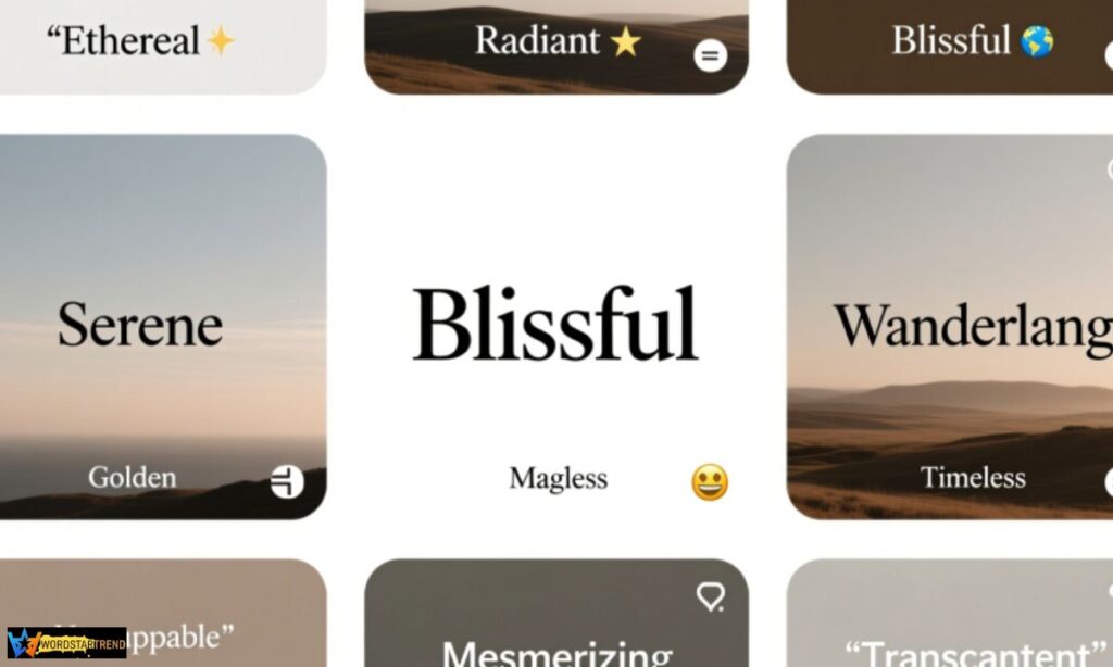 One-Word Aesthetic Captions for Instagram Post