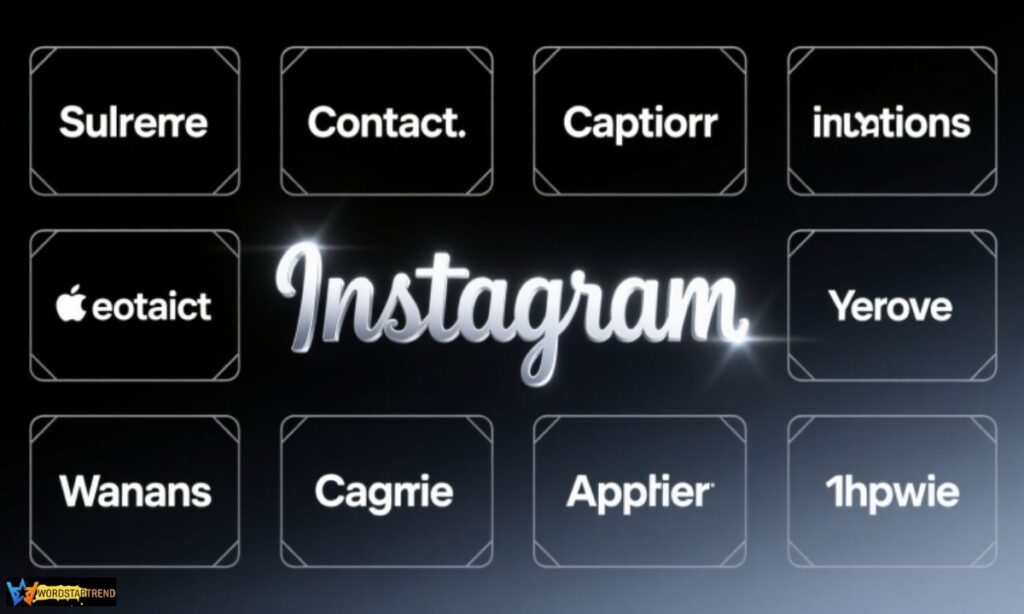 One Word Eye Contact Captions for Instagram