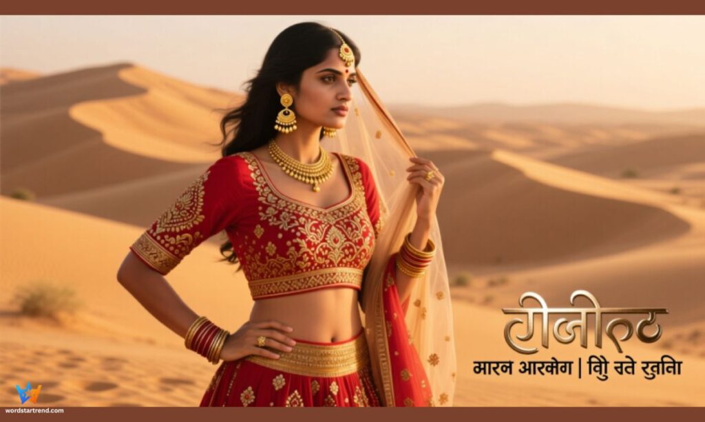 Rajasthani Captions for Traditional Outfits