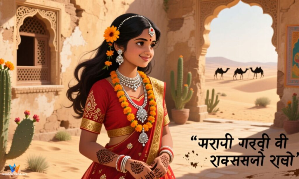 Rajasthani Captions in Hindi for Girl Marathi