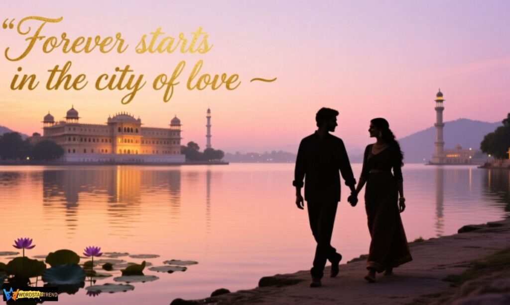 Romantic Udaipur Captions For Couple