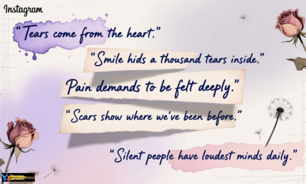 Sad Quotes for Instagram Captions