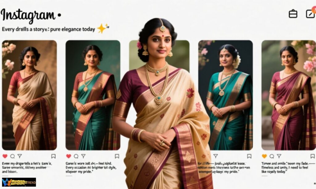 Saree Captions For Instagram In English