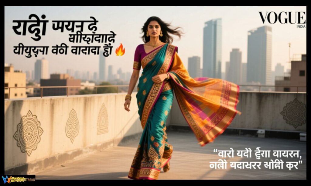 Saree Captions For Instagram In Hindi Attitude