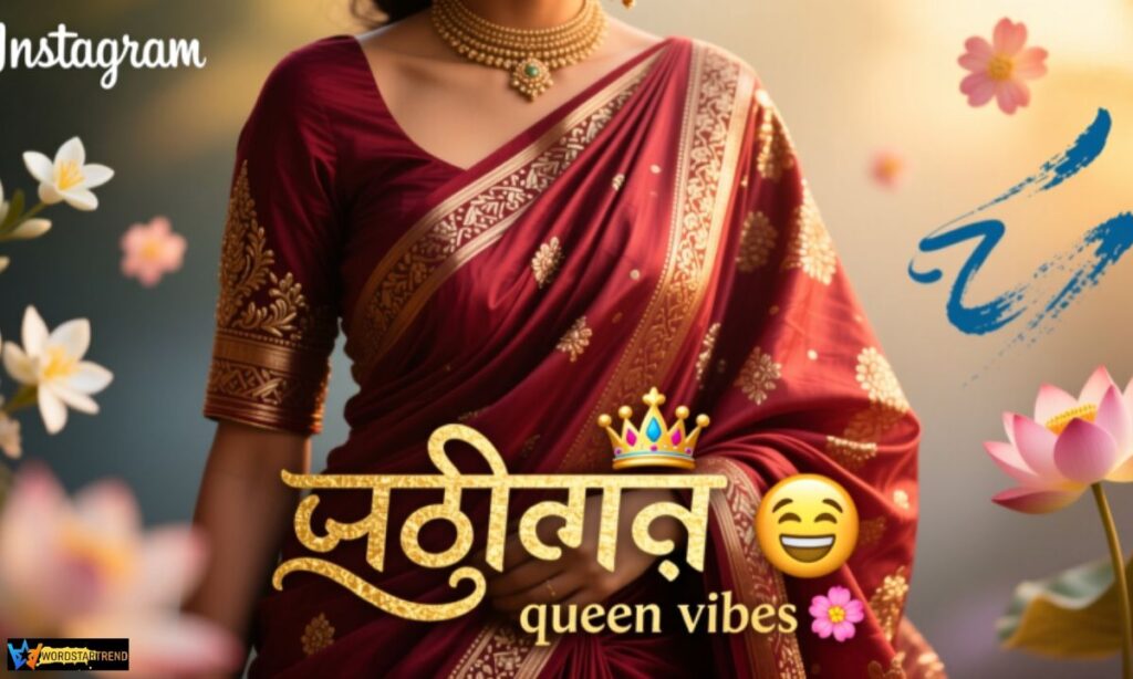 Saree captions for instagram in hindi with emoji