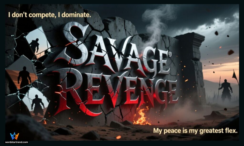 Savage Revenge Captions to Show Your Strength
