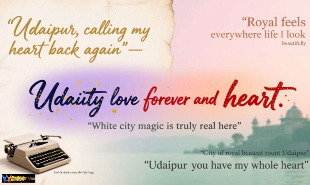 Short Udaipur Captions For Instagram