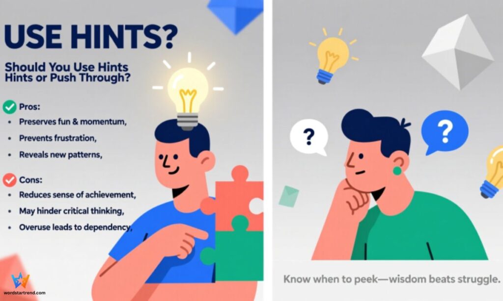 Should You Use Hints or Push Through?