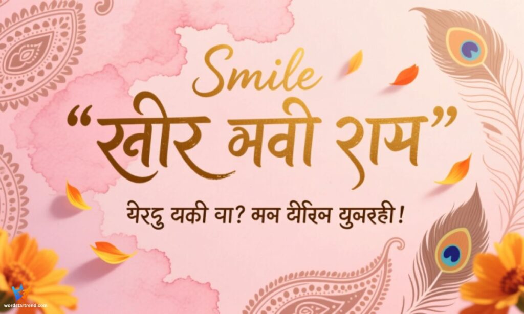 Smile Quotes in Marathi