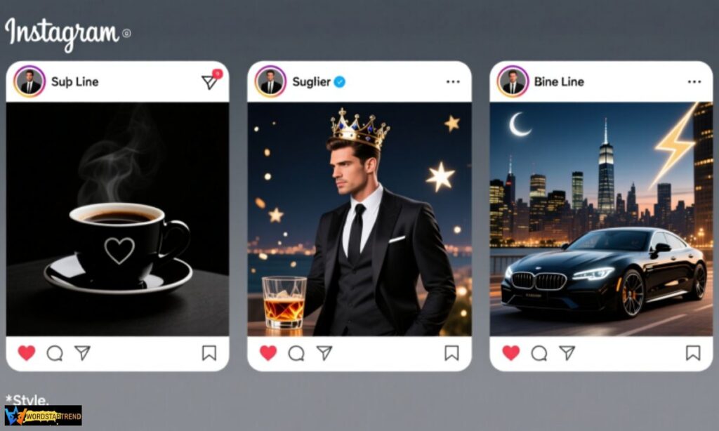 Stylish 2 Line Instagram Bio for Boys