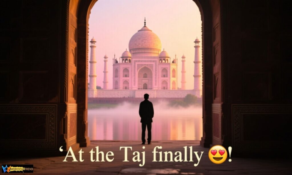 Taj Mahal Captions for WhatsApp Status 💬