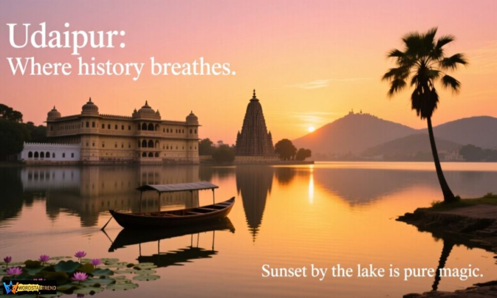 Udaipur Captions For Instagram in English