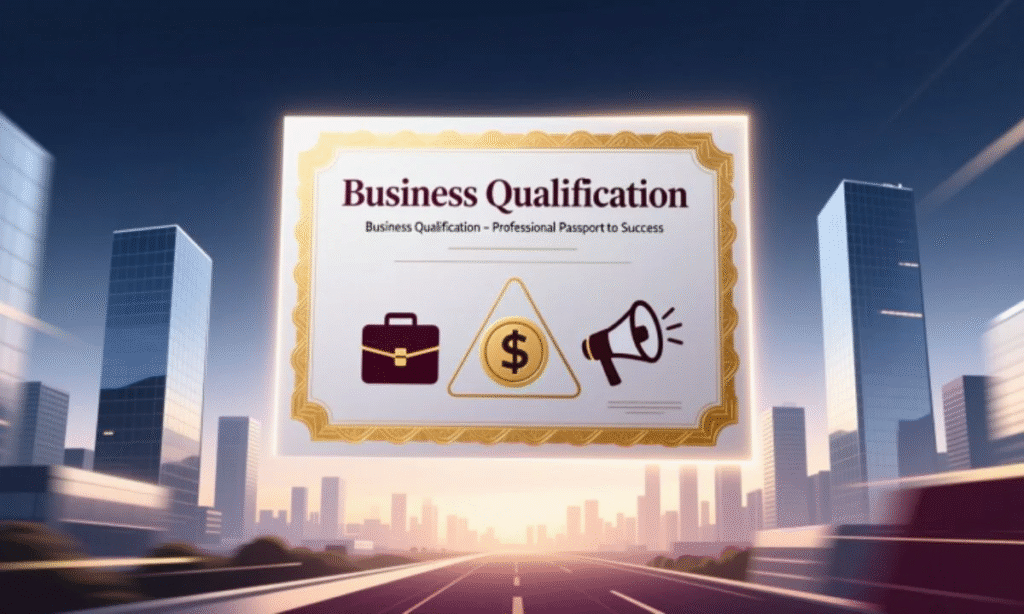 What is Business Qualification?