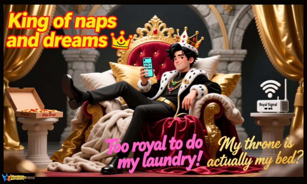 🔥 12. Funny King Attitude Captions