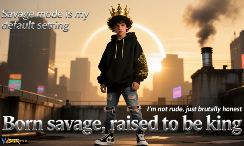 🔥 2. Bold and Savage King Boy Quotes