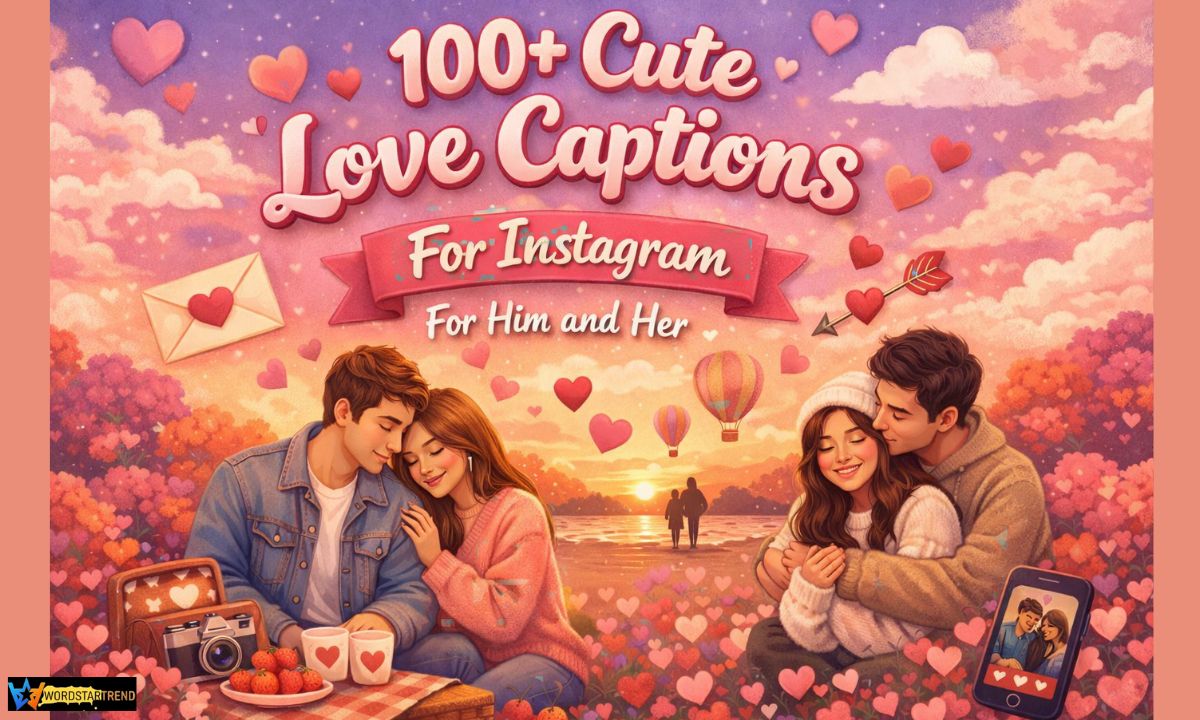 100+ Cute Love Captions For Instagram For Him and Her