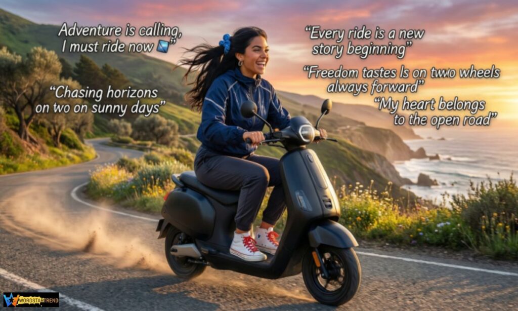 Adventure Scooty Captions