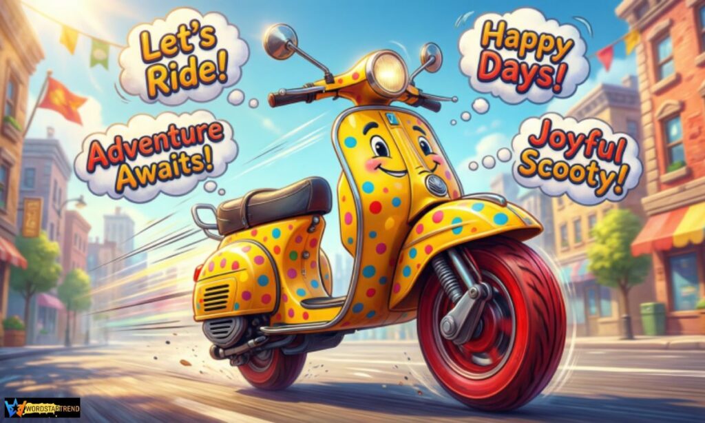 Joyful Scooty Captions