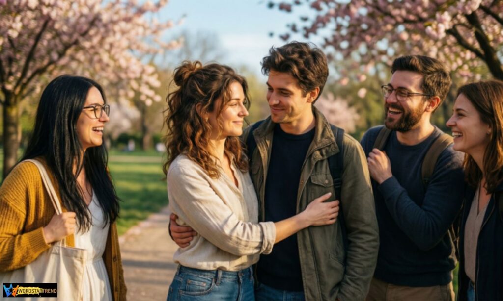 Meeting School Friends After Long Time Caption