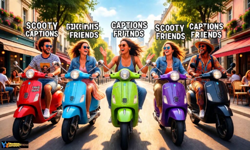 Scooty Captions with Friends