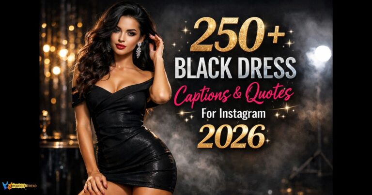 250+ Black Dress Captions & Quotes For Instagram 2026
