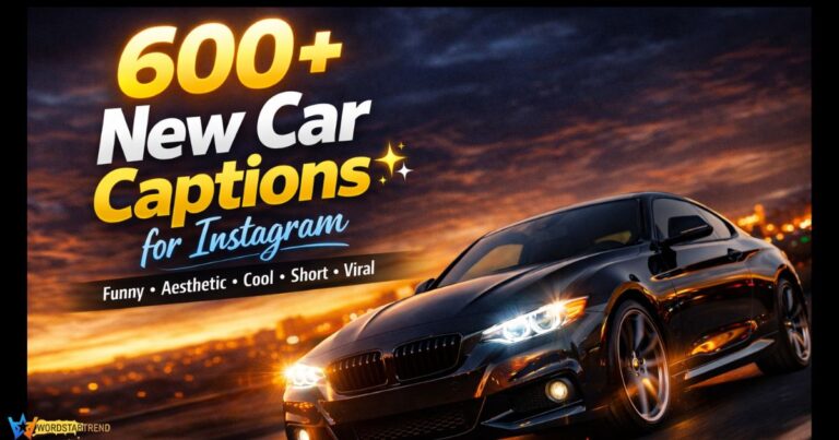 Feel the Thrill: 600+ New Car Captions for Instagram