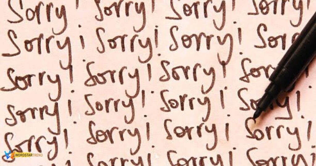 100 Times Sorry Copy Paste